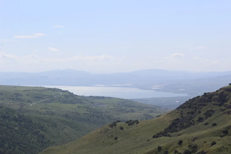 The Sea of Galilee seen from Gamla