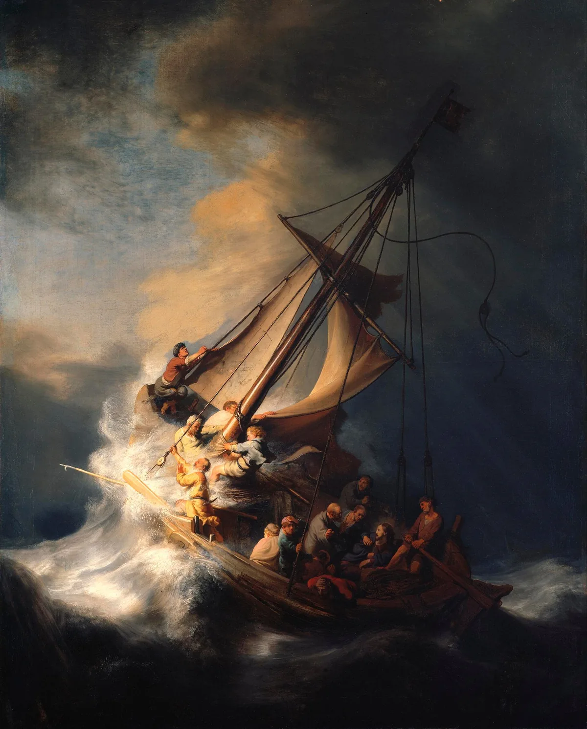 Christ in the Storm on the Sea of Galilee (Rembrandt, 1633) – following Jesus is an adventure.